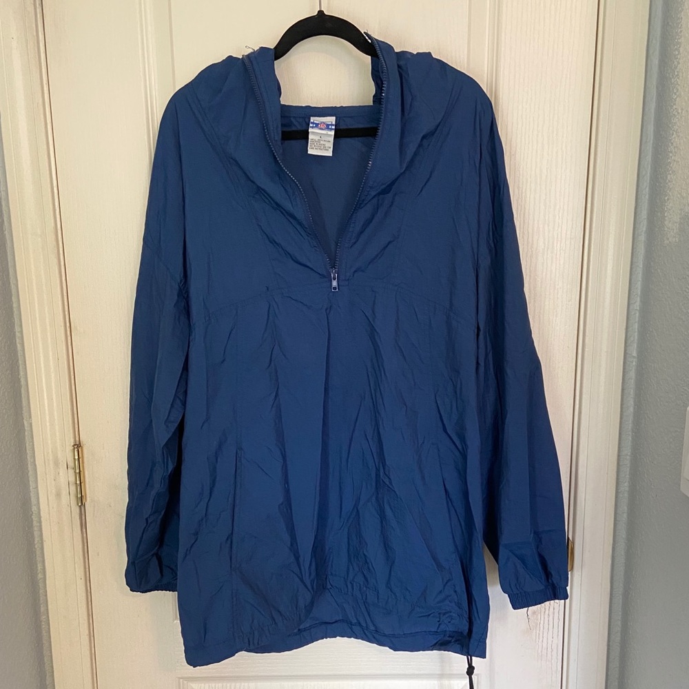 Vintage navy windbreaker